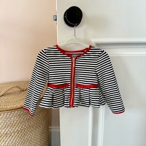 Mayoral Black and White Jacket, Size 12 months